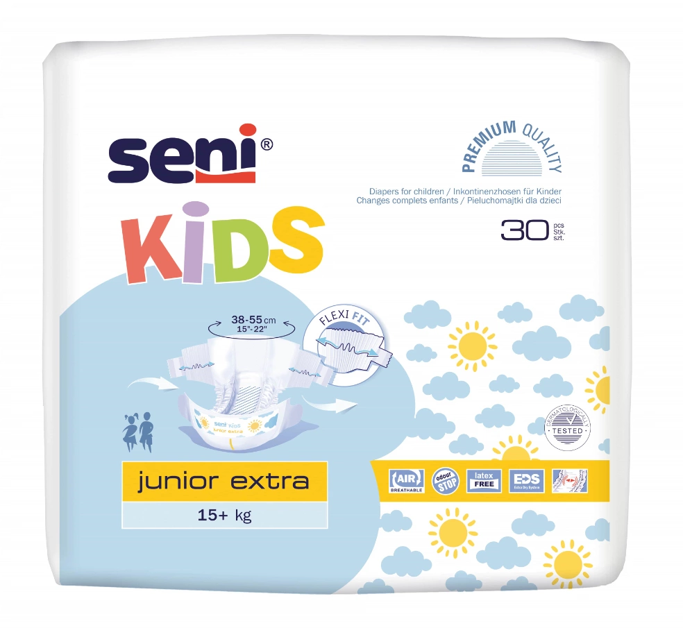 Pieluchomajtki dla dzieci Seni Kids 30 SZT
