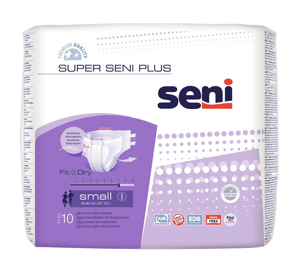 Pieluchomajtki dla dorosłych Super Seni Plus 10 SZT